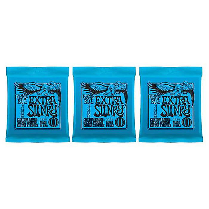 ERNIE BALL ( アーニー・ボール ) / Extra Slinky #2225、 3パックセット