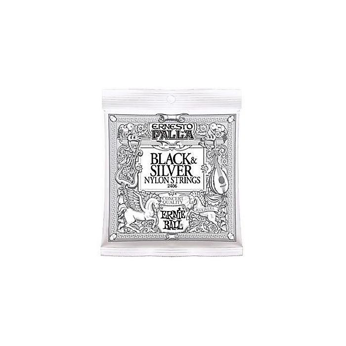 ERNIE BALL ( アーニー・ボール ) / ERNESTO PALLA NYLON CLASSICAL BLACK & SILVER #2406