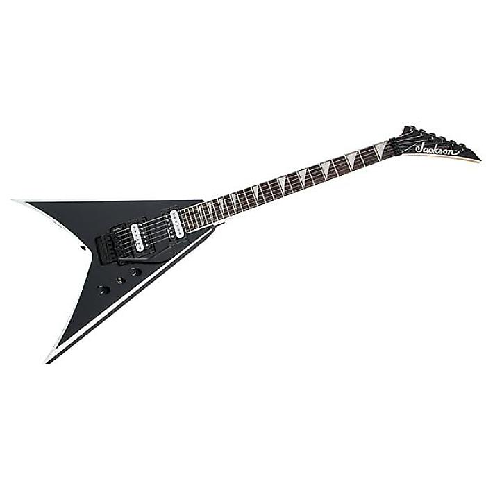 JACKSON ( ジャクソン ) ／ JS32 KING V, BLACK WITH WHITE BEVELS の