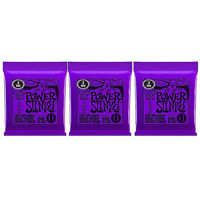 ERNIE BALL ( アーニー・ボール ) / Power Slinky 3SET Pack #3220、 3パックセット