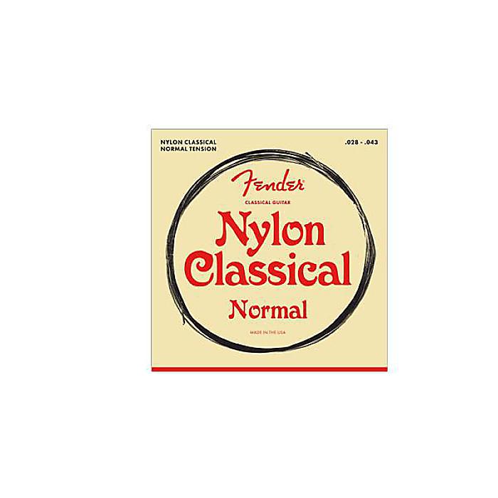 FENDER ( フェンダー ) / Nylon Acoustic Strings, 100 Clear/Silver, Tie End .028-.043