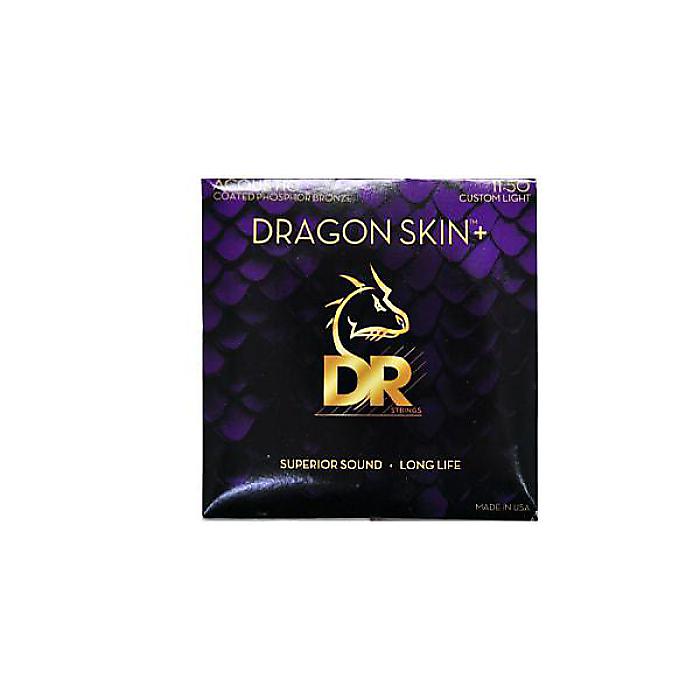 DR ( ディーアール ) / DAP-11 DRAGON SKIN+ Phosphor Bronze Custom Light 11-50