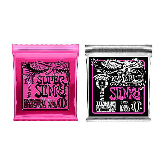 ERNIE BALL ( アーニー・ボール ) / Slinky Nickel&Coated お試しセット09-42