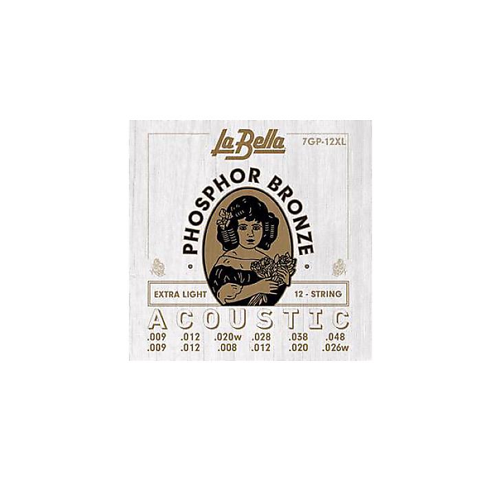 La Bella ( ラベラ ) / 7GP-12XL 12-String, Phosphor Bronze - Extra Light