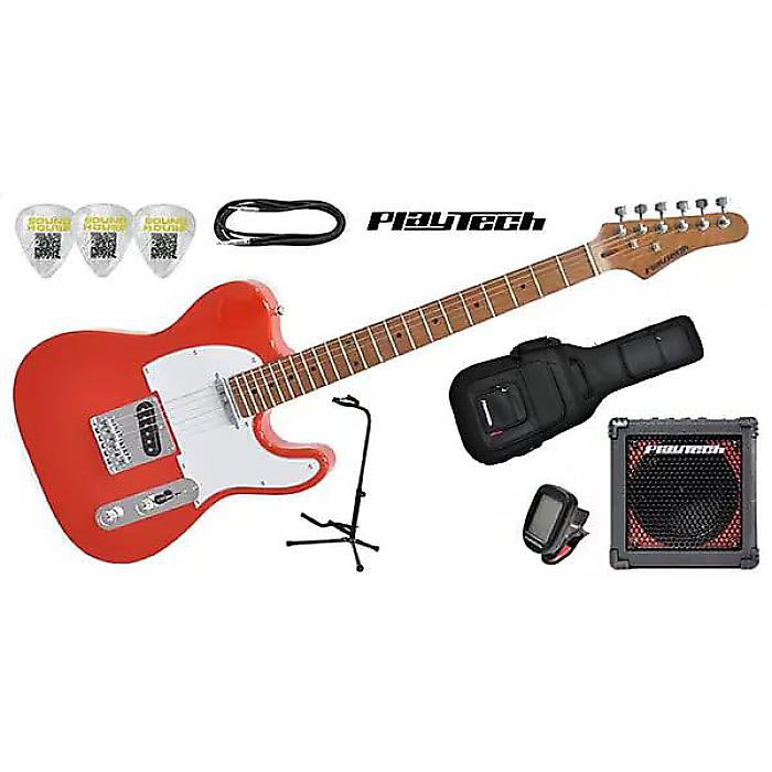 PLAYTECH ( プレイテック ) / TL280 ギター入門セット レッド