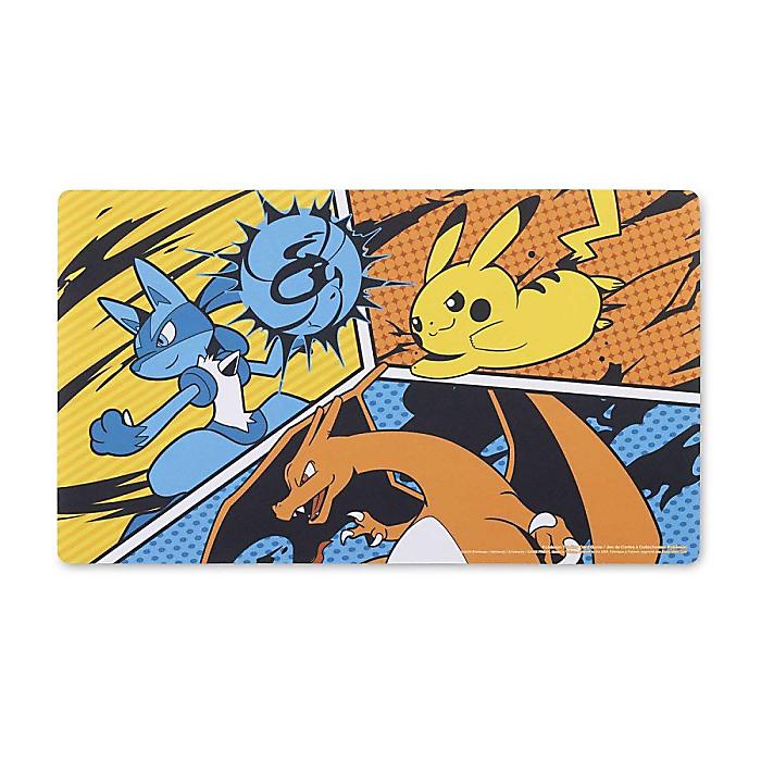 Pokemon Center(ポケモンセンター) / ポケモンTCG バトルスタート プレイマット ピカチュウ リザードン ルカリオ