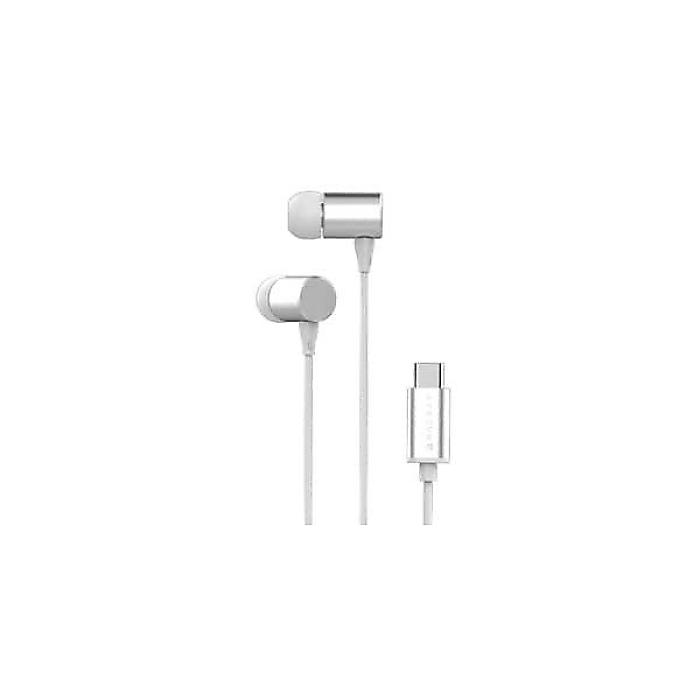 HACRAY ( ハクライ ) / USB Type-C Stereo Earphone シルバー HR13086
