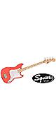SQUIER ( �����磻�� )  / Sonic Bronco Bass Maple-FB White-PG Tahitian Coral
