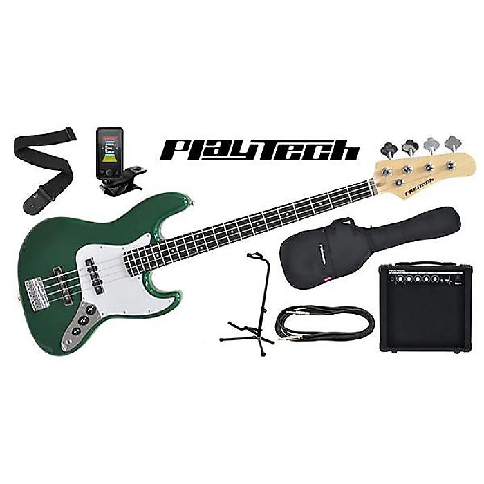 PLAYTECH ( プレイテック ) / JB420 Green エレキベース 初心者入門セット