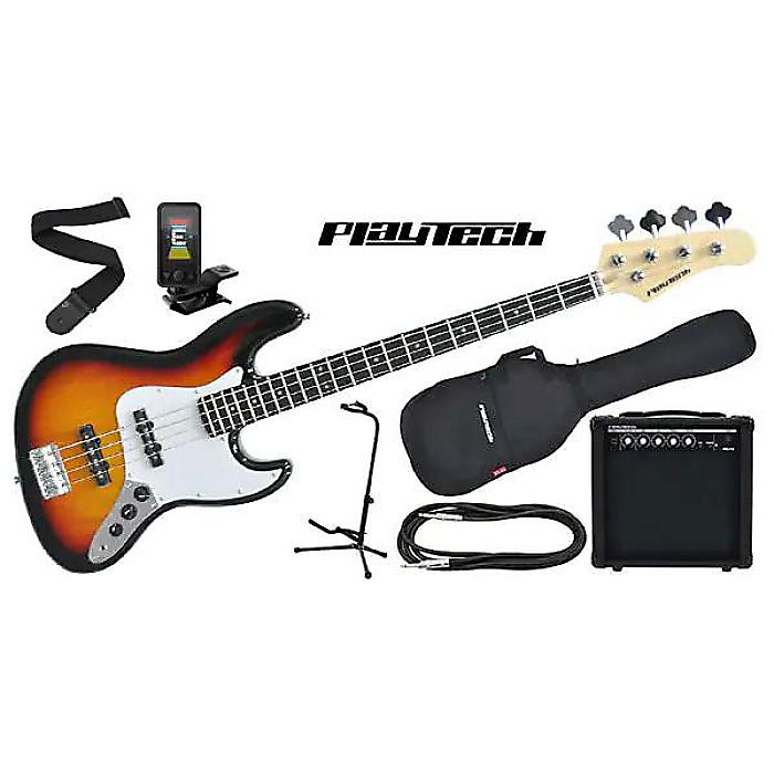PLAYTECH ( プレイテック ) / JB420 Sunburst エレキベース 初心者入門セット