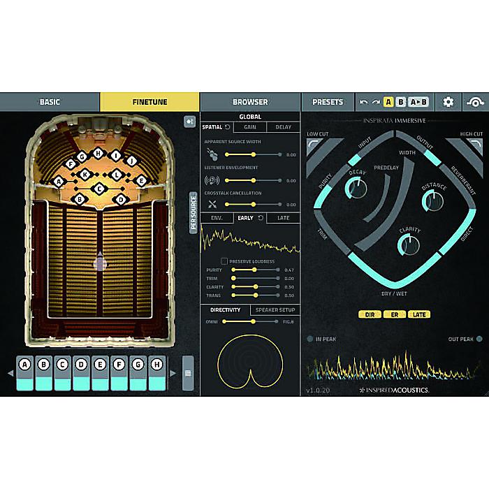 Inspired Acoustics(インスパイアードアコースティックス) / Inspirata Immersive Edition / イマーシブ・リバーブ・ワークステーション 【2025年6月25日発売】【※シリアルコードメール便納品】【BFS】