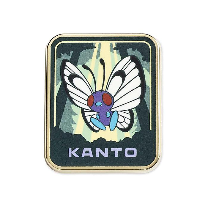 Pokemon Center(ポケモンセンター) / カントー地方 ピンバッジ バタフリー トキワの森 Explore Pokemon ピン アクセサリー