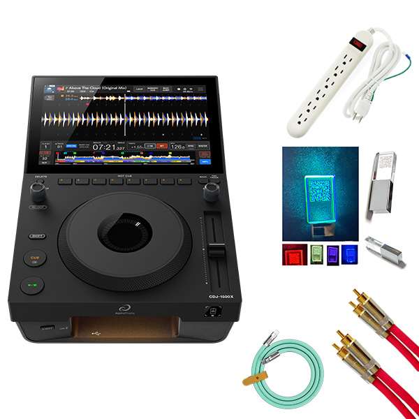 ■ご予約受付■ AlphaTheta(アルファシータ) / CDJ-1500X ハイレゾ対応 コンパクトDJマルチプレーヤー 5大特典セット