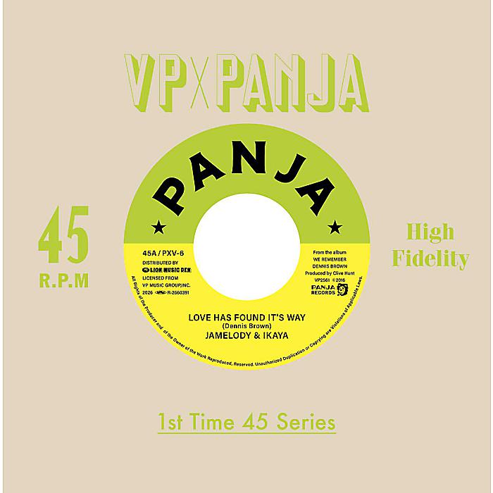 【7/24まで予約受付中!】JAMELODY & IKAYA c/w JAH9 - LOVE HAS FOUND IT'S WAY c/w BLOODY CITY(7”) /