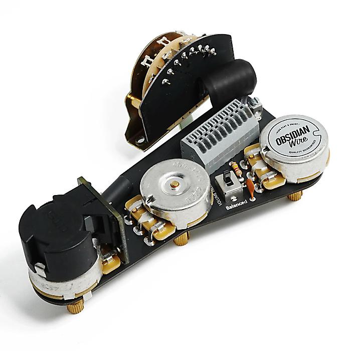 Obsidianwire(オブシディアンワイヤー) / Custom 7 Way for Strat Gen 2 / Gilmour Switch ストラトキャスター用配線キット