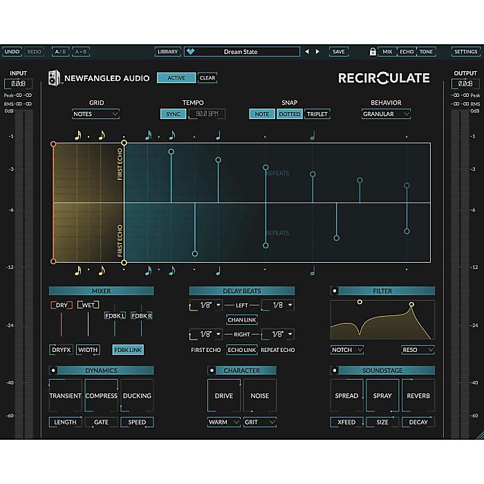 【30%OFF!サマーセール-7/27まで】Eventide(イーブンタイド) / Recirculate ディレイ・プラグイン (Newfangled Audio) 【DL商品/メール納品】