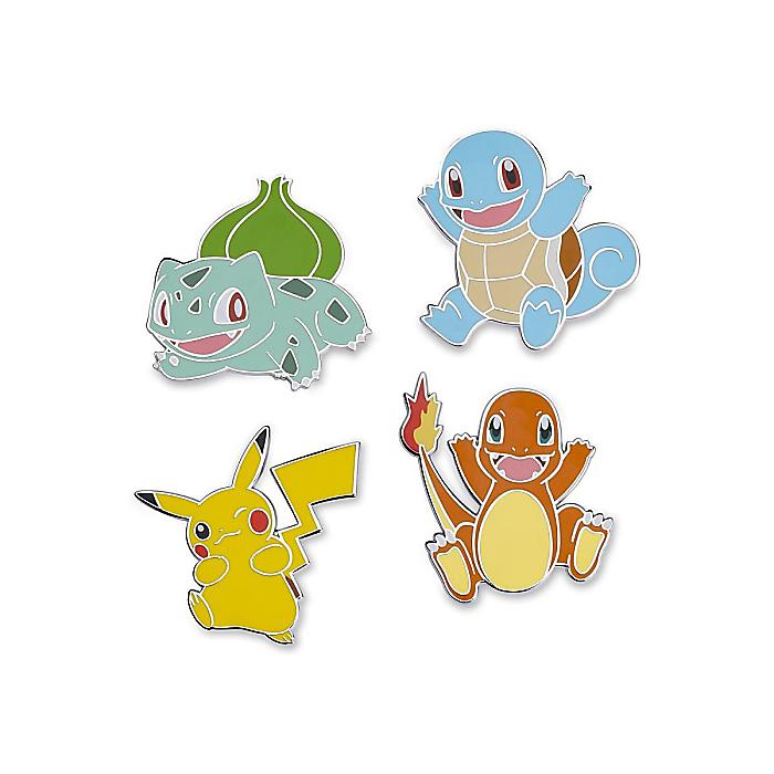 Pokemon Center(ポケモンセンター) / フシギダネ ヒトカゲ ゼニガメ ピカチュウ ピン 4個セット