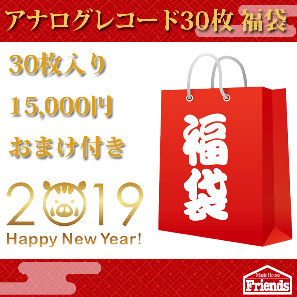 【限定5セット】アナログレコード 30枚入り福袋 【およそ30,000円相当 / 1枚辺り 500円 / おまけもあるよ！】