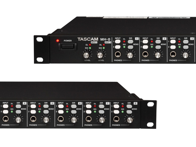 Tascam(タスカム ) / MH-8 - ヘッドホンアンプ - ■限定セット内容■→ 【・OAタップ】