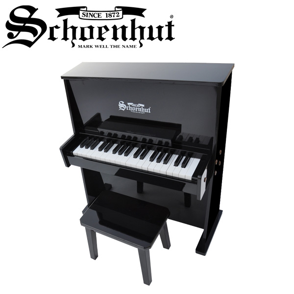Schoenhut(シェーンハット) / Day Care Durable Piano (Black) - ベンチ付き 37鍵トイピアノ -
