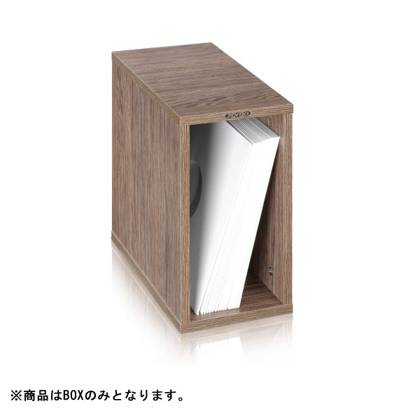 【ポイント１０倍】Zomo(ゾモ) / VS-Box 50 Walnut (組立式) - 12インチレコード収納BOX - 【約50枚収納可能】