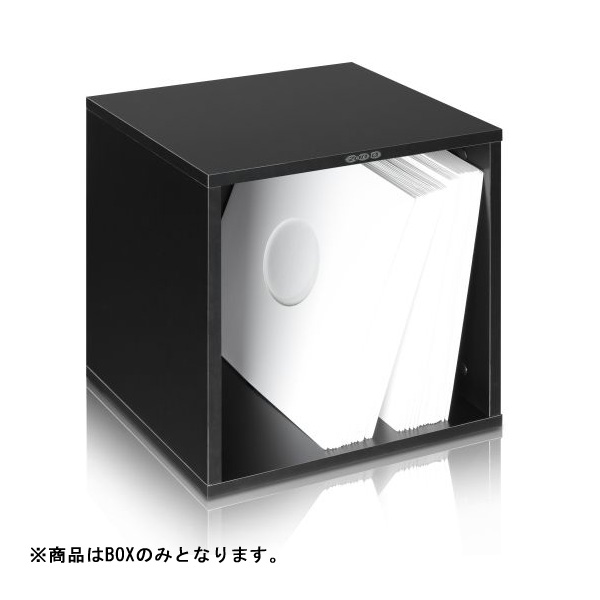 【ポイント１０倍】Zomo(ゾモ) / VS-Box 100 Black (組立式) - 12インチレコード収納BOX - 【約100枚収納可能】