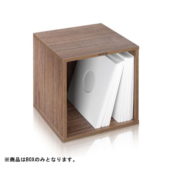 【ポイント１０倍】Zomo(ゾモ) / VS-Box 100 Walnut (組立式) - 12インチレコード収納BOX - 【約100枚収納可能】