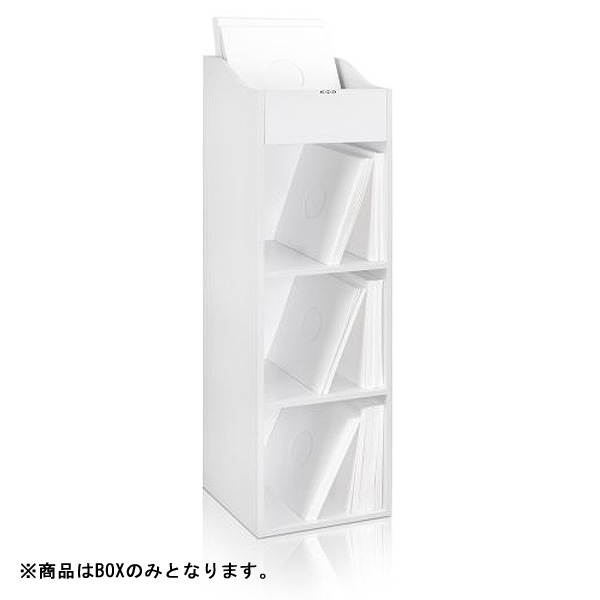 【ポイント１０倍】Zomo(ゾモ) / VS-Box 100/4 White (組立式) - 12インチレコード収納BOX - 【約400枚収納可能】