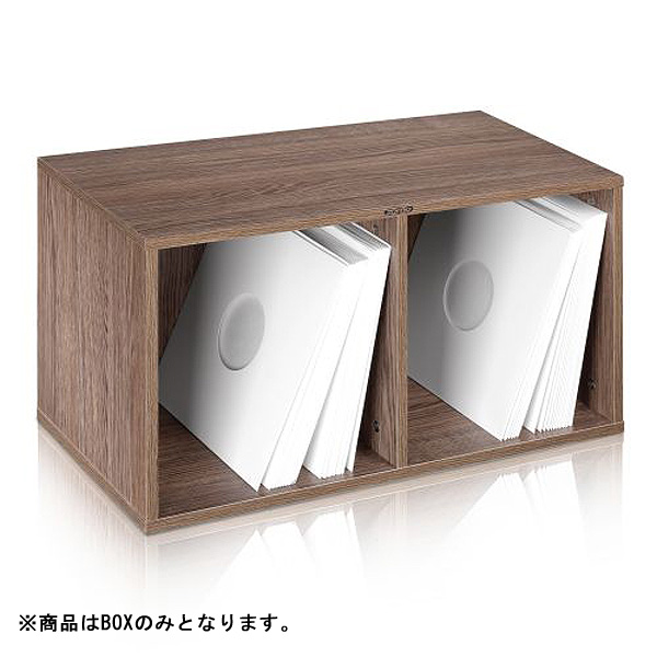 【ポイント１０倍】Zomo(ゾモ) / VS-Box 200 Walnut (組立式) - 12インチレコード収納BOX - 【約200枚収納可能】
