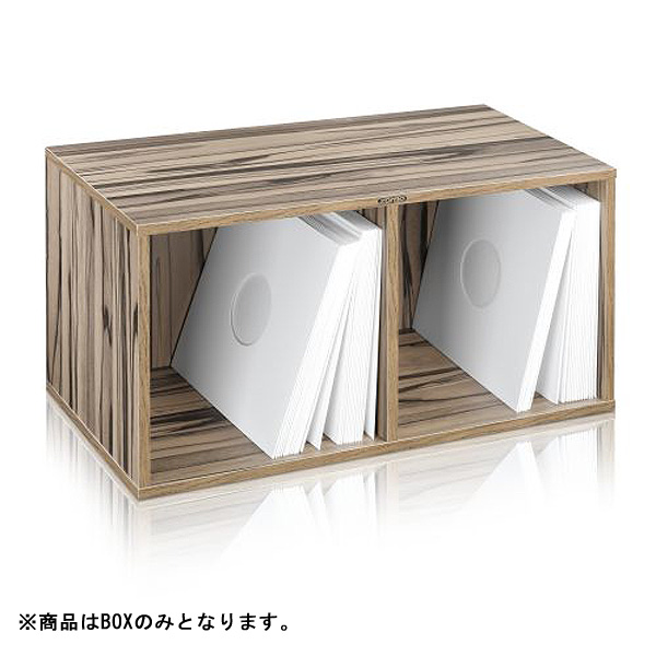 【ポイント１０倍】Zomo(ゾモ) / VS-Box 200 Zebrano (組立式) - 12インチレコード収納BOX - 【約200枚収納可能】