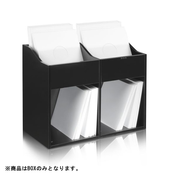 【ポイント１０倍】Zomo(ゾモ) / VS-Box 200/2 Black (組立式) - 12インチレコード収納BOX - 【約400枚収納可能】
