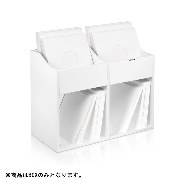 【ポイント１０倍】Zomo(ゾモ) / VS-Box 200/2 White (組立式) - 12インチレコード収納BOX - 【約400枚収納可能】