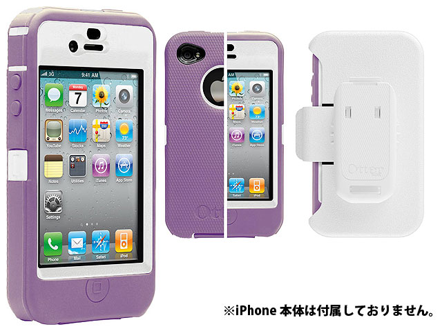 OtterBox(オッターボックス) / OtterBox Defender Case for iPhone 4 (Purple & White)