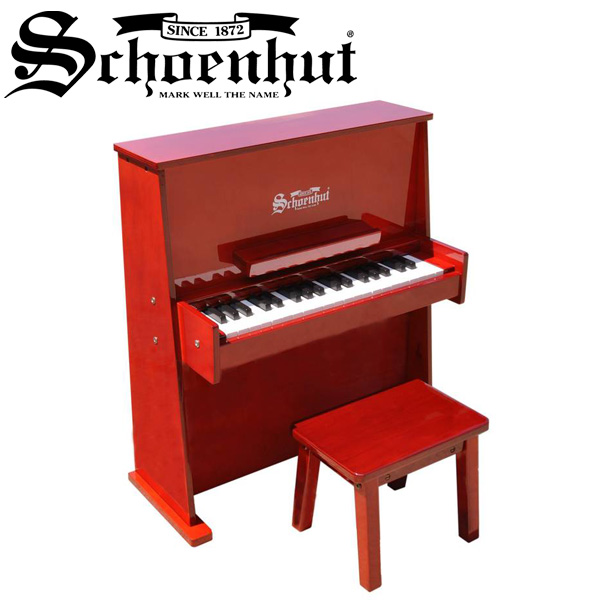 Schoenhut(シェーンハット) / Day Care Durable (Mahogany) - ベンチ付き 37鍵トイピアノ -