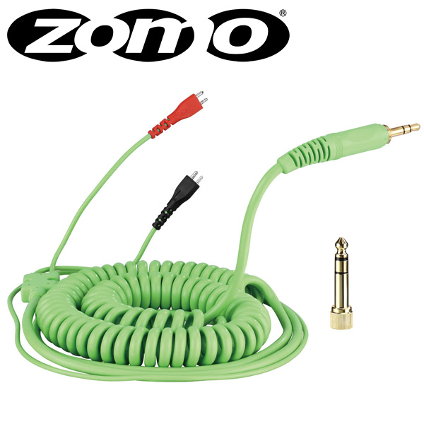 Zomo(ゾモ) / Spiral Cord DeLuxe for Sennheiser HD 25 (Mint Green / 3.5m) 交換用カールコード・ケーブル
