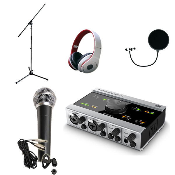【朗読・ナレーション録音セットB】KOMPLETE AUDIO 6 / PGM-58 セット 3大特典セット