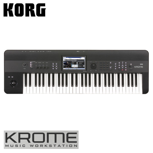 【限定1点】Korg(コルグ) / KROME-61 （61鍵盤） - ミュージック・ワークステーション・シンセサイザー 【アウトレット品】