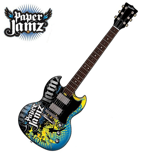 Paper Jamz(ペーパージャムズ) / Guitar Series 2 - Style 6 (SG) - トイギター -