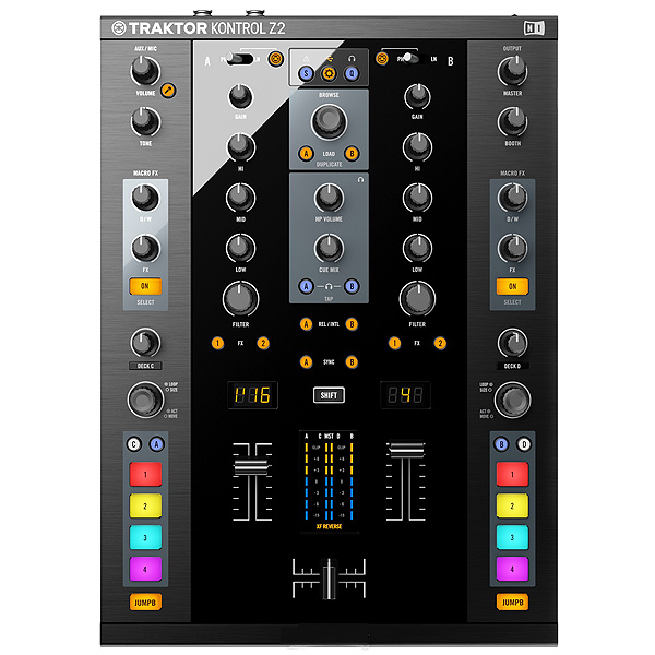 TRAKTOR Kontrol Z2 / Native Instruments(ãã¤ãã£ãã¤ã³ã¹ãã¥ã«ã¡ã³ã)  ã TRAKTOR SCRATCH PRO 2ãåæ¢±ã DVSå¯¾å¿DJãã­ãµã¼ 4å¤§ç¹å¸ã»ãã