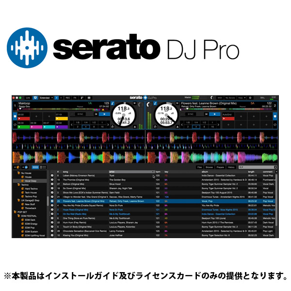 SERATO(ã»ã©ã¼ã) / Serato DJ Pro - 4ãã£ã³ãã«å¯¾å¿ iZotopeç¤¾è£½ã¨ãã§ã¯ã¿ã¼