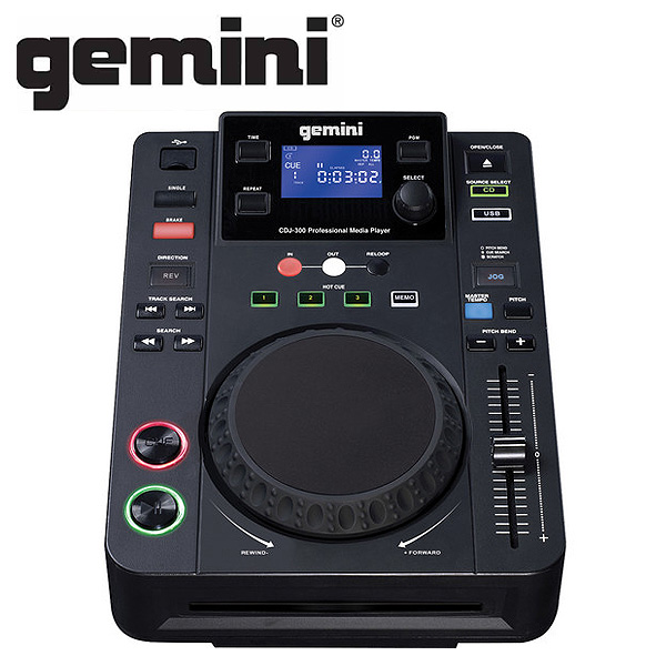 Gemini(ジェミナイ) / CDJ-300 - CD/USB対応　■限定セット内容■→　【・USBメモリ4GB　】