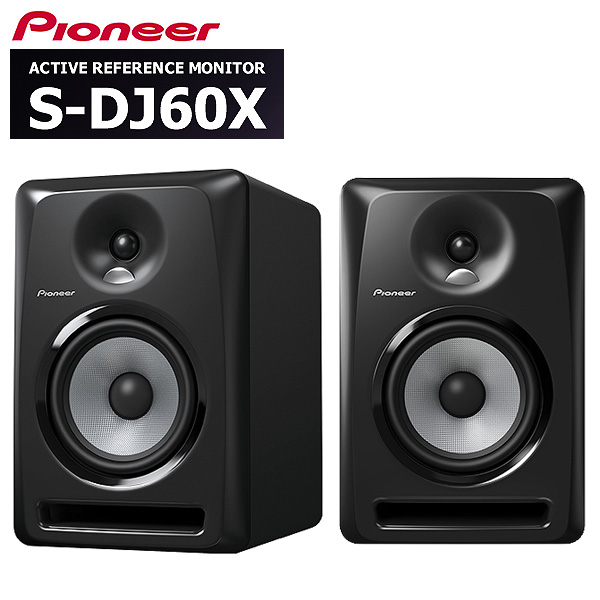 Pioneer(パイオニア) / S-DJ60X (1ペア) - アクティブモニタースピーカー 　■限定セット内容■→　【・最上級エージング・ツール　・OAタップ　・金メッキ高級接続ケーブル 3M 1ペア　】