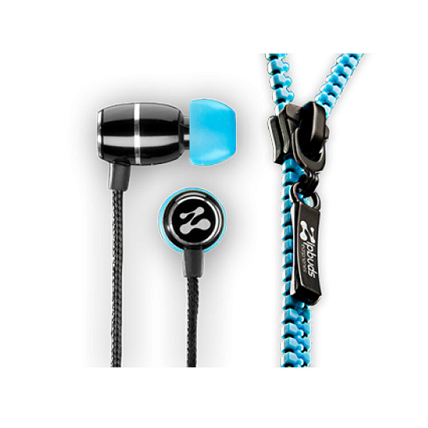 Zipbuds(ジップバズ) / FRESH (Blue) - コードがZipperになったイヤホン -
