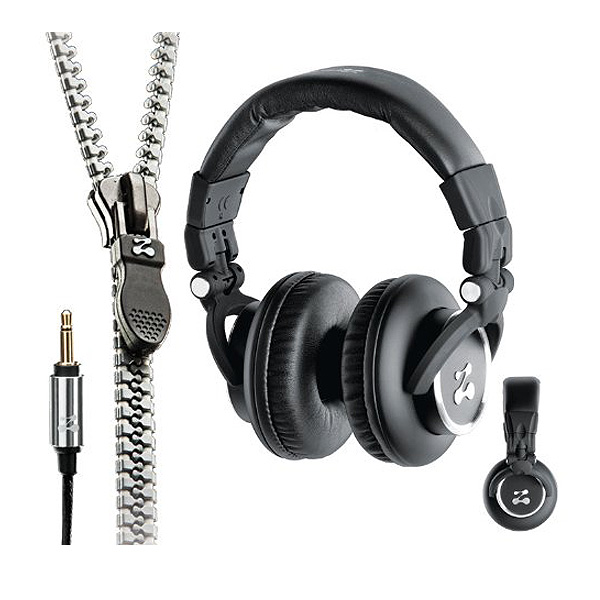 Zipbuds(ジップバズ) / CHOICE (Black) - コードがZipperになったヘッドホン - ■限定セット内容■→ 【・最上級エージング・ツール 】