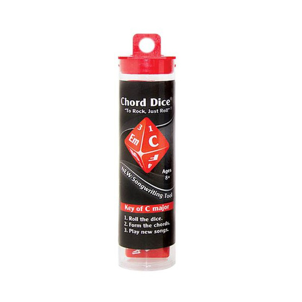 【１０倍ポイント】CHORD DICE(コードダイス) / Chord Dice Key Of C Major (Red)