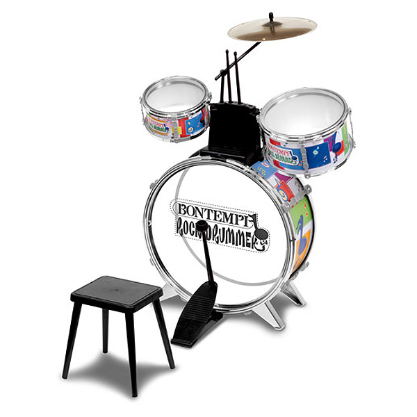 Bontempi ボンテンピ メタリックシルバー ドラムセット Jd4530 2 おもちゃの の激安通販 ミュージックハウスフレンズ