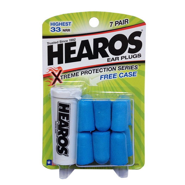 HEAROS(ヒーローズ) / Xtreme Protection HEAROS (7ペア入り) - イヤープラグ/ノイズ減少率:33dbs -