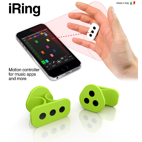 IK Multimedia(アイケーマルチメディア) / iRing GREEN - iPhone、iPad対応モーション・コントローラー  -