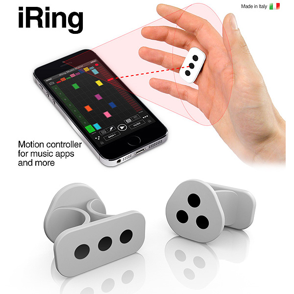 IK Multimedia(アイケーマルチメディア) / iRing GREY - iPhone、iPad対応モーション・コントローラー  -