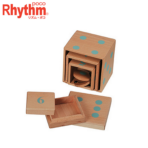 Rhythm Poco(リズムポコ) / サイコロボックス&ベビーカスタネット (RP-390/SB/BU) - 幼児楽器 -